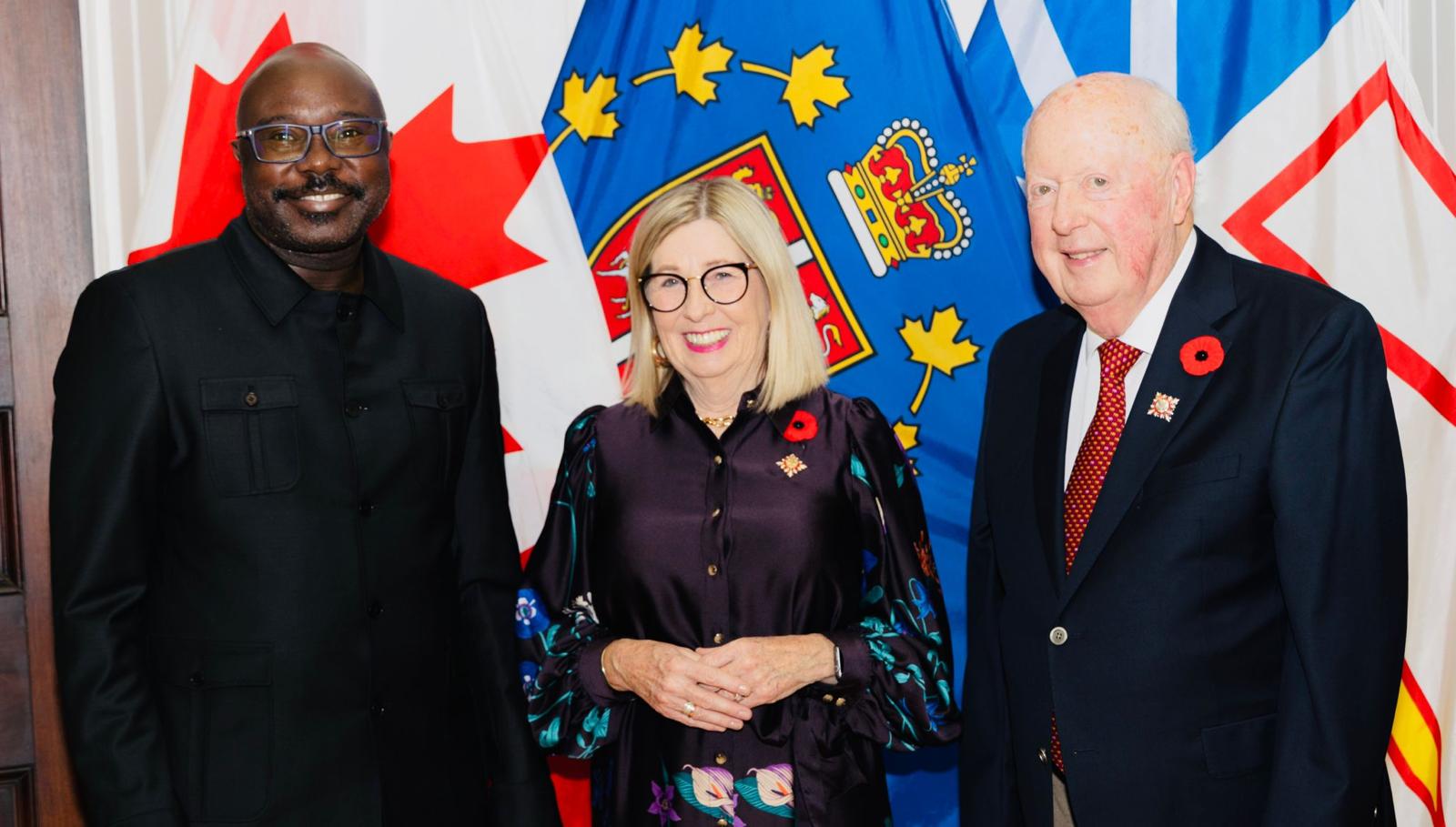 Amb. Allan Kajik meeting Her Honour The Honourable Joan Marie J. Aylward